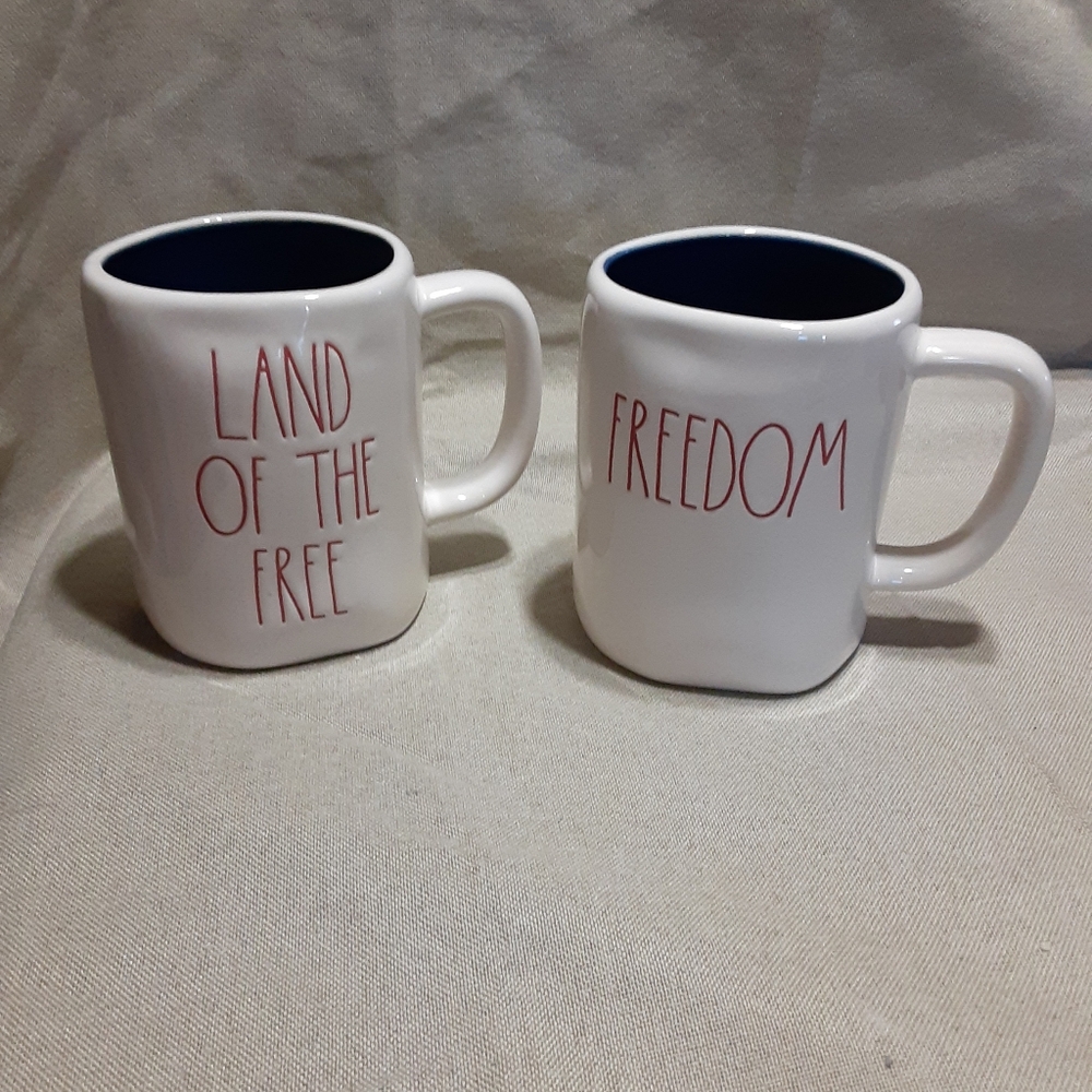 Set of Two Rae Dunn Coffee Mugs